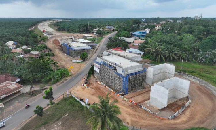 Tampak Pembangunan TOl (Dok Foto:*/Red)
