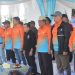 Gubernur Jambi bersama Wagub Jambi beserta Unsur Forkompinda Provinsi Jambi Saat Pembukaan Loba Pacu perahu (Dok Foto:*/red)