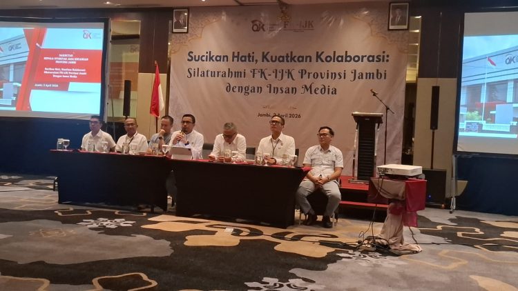 Forum Komunikasi Industri Jasa Keuangan (FK-IJK) Provinsi Jambi menggelar silaturahmi bersama insan pers (Dok Foto:*/red)
