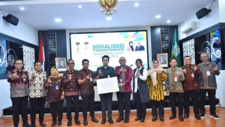 Wakil Walikota Jambi Diza Hazra Aljosha  Mennandatangani Kerjasa sama SPBE (dok Foto:*/red)
